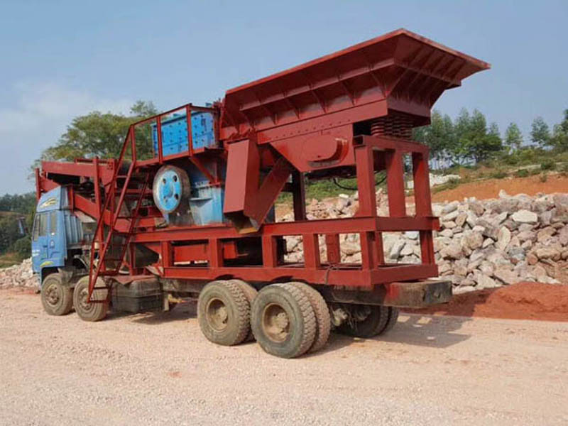 輪胎移動破碎機 輪胎移動破碎機