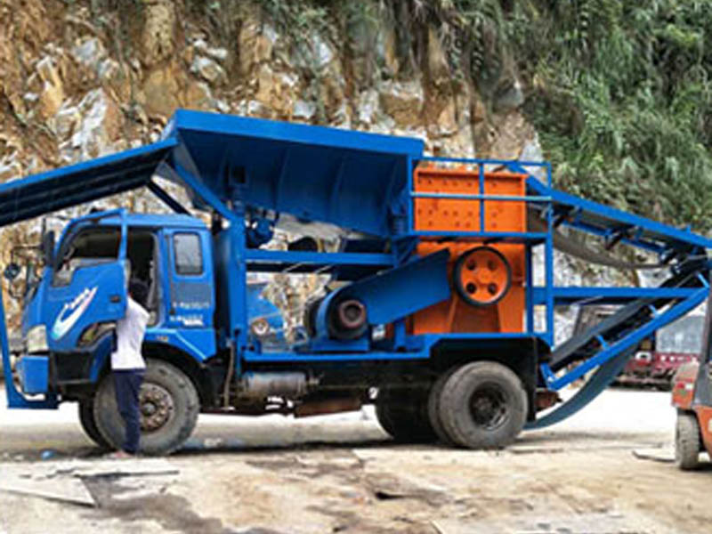 輪胎移動破碎機 輪胎移動破碎機