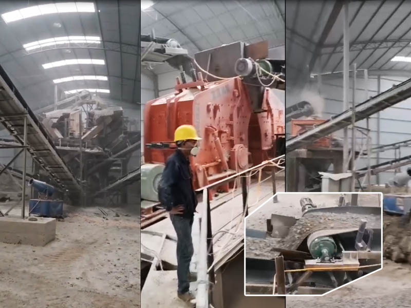 大產(chǎn)量砂石料生產(chǎn)線錘破+歐版反擊破